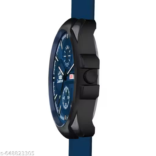 Flex Day and Date Functioning | Smart Silicone Strap| Quartz Analog Watch - For Men LS3358