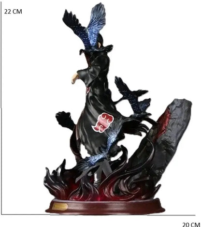 ToonyVerse Anime ToonyVerse Anime_Itachi Uchiha Action Figure 25CM (Double Head)  (Multicolor)