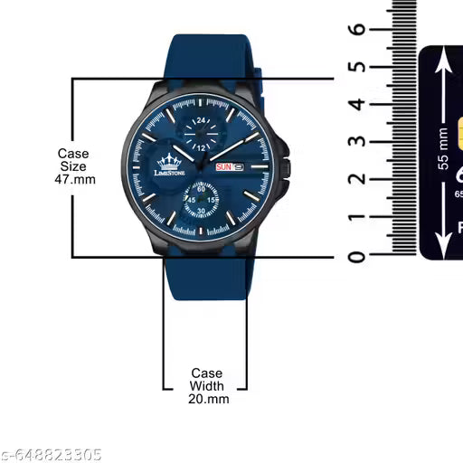 Flex Day and Date Functioning | Smart Silicone Strap| Quartz Analog Watch - For Men LS3359