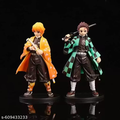 Demon Slayer Anime Action Figure Superhero Collectible Merchandise Toys for Kids, Car Dashboard Decor & Gifting Figurines