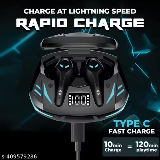 Hoppup Xo3 Gaming Earbuds with 35MS Low Latency, 13MM DRIVERS & 50H PlayTime Bluetooth Headset (Black, True Wireless)