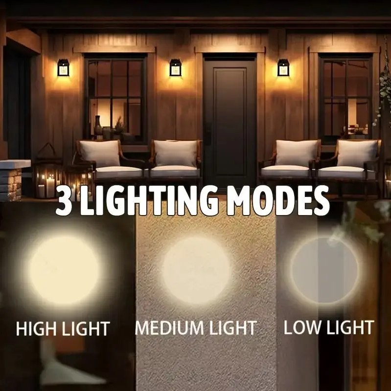 🔆 Solar Motion Sensor Wall Light 🔆
