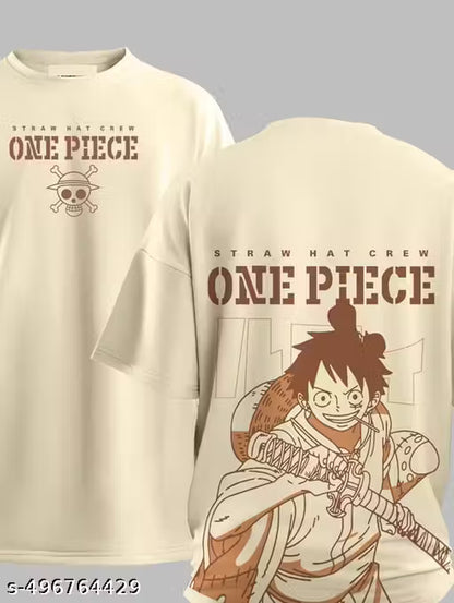 Oversized T shirts for Men back printed anime oversize back print tshirt