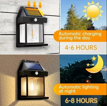 🔆 Solar Motion Sensor Wall Light 🔆