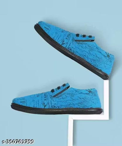 Grey Solid Slip-on Sneakers For Men