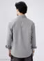 Shirts for Men Grey Double Pocket Shirt | Mens Double Pocket Long Sleeve Shirt | Double Chest Pocket Shirt | Shirts Aesthetic Design for Boys & Men