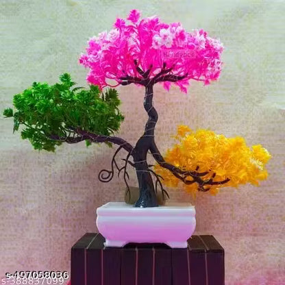 NANDI Tree with Pot Artificial Tree for Home Decor -Best Decorative Artificial Plants for Your Office, Garden, Indoor and Outdoor