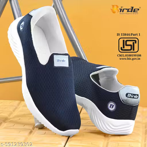 Birde Style & Comfort Navy Blue Easy Wear Slip-On Casual Sneakers Shoes for Men