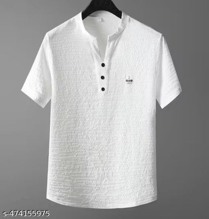 Men Relaxed Fit, Boxy, Casual and Formal Wear Popcorn Fabric Shirt