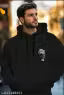 3D Tiger Print Hoodie for Men/ Stylish Black Hoodie for Men/ Black Hoodie/