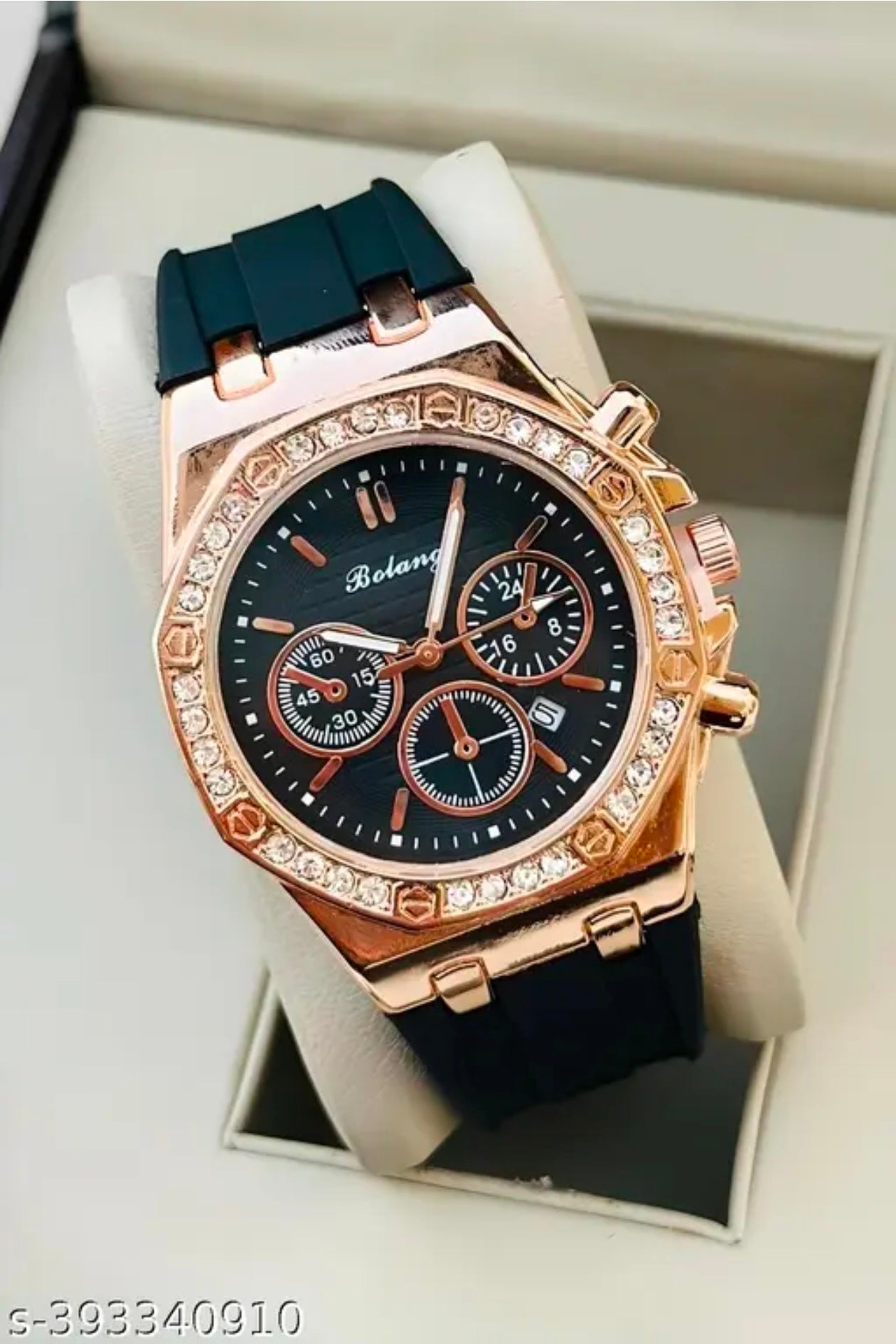 Latest Designer Watch With Date Functioning Analog Watch For Boys Analog Watch - For Men BLACK