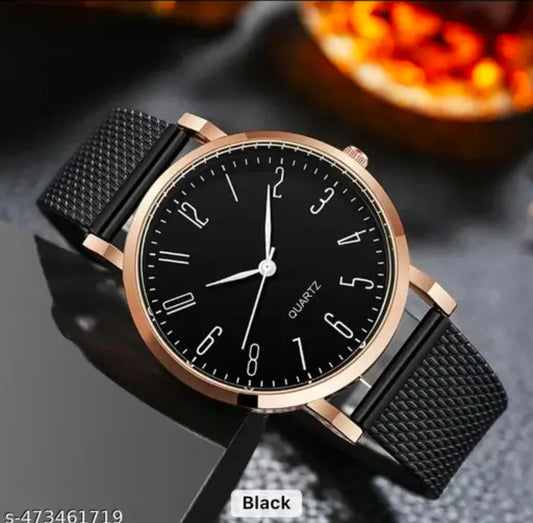 CREATIVE Rose Gold Case Designers Wrist Watches For Boy And Men Analog Watch - For Men Stylish Leathers Strap Analog Wrist Watches For Boy And Men