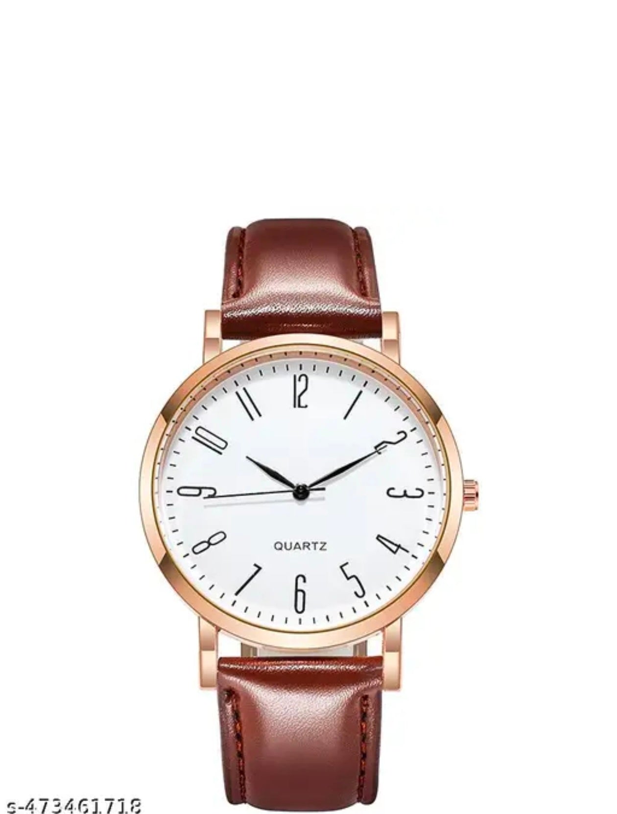 CREATIVE Rose Gold Case Designers Wrist Watches For Boy And Men Analog Watch - For Men Stylish Leathers Strap Analog Wrist Watches For Boy And Men