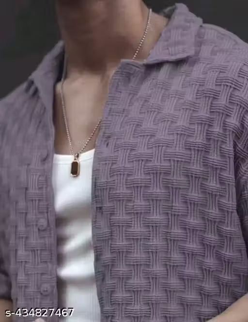 Men’s Popcorn Shirt | Classic Modern Shirt for Men | JD Textile Premium Shirt | Stylish Casual Shirt | Trendy Popcorn Texture Shirt | Premium Quality Men’s Shirt |