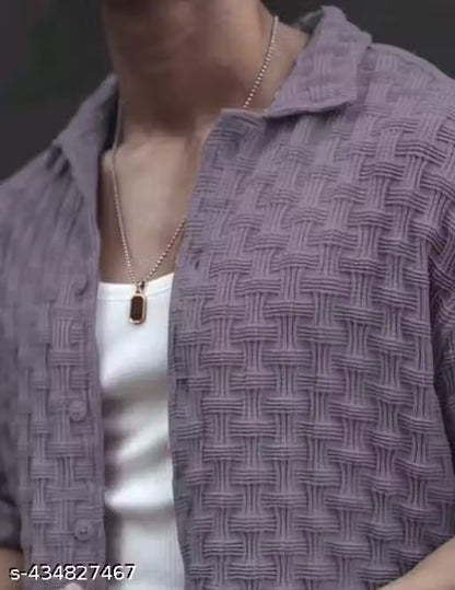 Men’s Popcorn Shirt | Classic Modern Shirt for Men | JD Textile Premium Shirt | Stylish Casual Shirt | Trendy Popcorn Texture Shirt | Premium Quality Men’s Shirt |