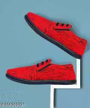 Grey Solid Slip-on Sneakers For Men