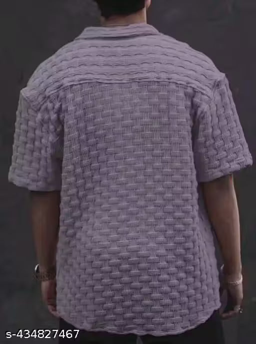 Men’s Popcorn Shirt | Classic Modern Shirt for Men | JD Textile Premium Shirt | Stylish Casual Shirt | Trendy Popcorn Texture Shirt | Premium Quality Men’s Shirt |