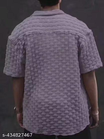 Men’s Popcorn Shirt | Classic Modern Shirt for Men | JD Textile Premium Shirt | Stylish Casual Shirt | Trendy Popcorn Texture Shirt | Premium Quality Men’s Shirt |