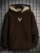 Hoodie for Men | Winter Wear Hoodie with Fur Inside Hood | Warm Sweatshirt for Men | Stylish Oversized Hoodie
