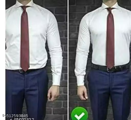 Scheibe Unisex Shirt Tucker Stays Lock Belt Strap Adjustable Elastic Wrinkle-Free Non-Garters Stay Clamps holder keeps.